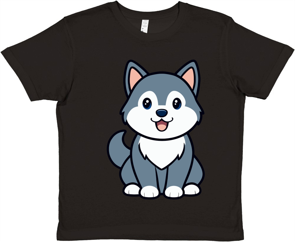 Alaskan Malamute 02 Premium Kids Crewneck T-shirt