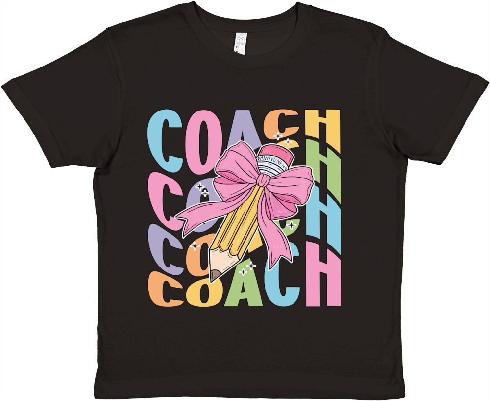 COACH pencil WAVY Premium Kids Crewneck T-shirt