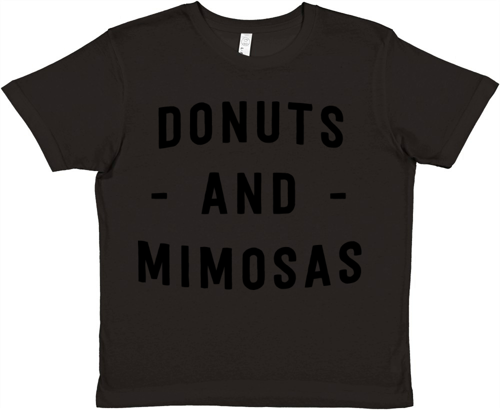 Donuts and Mimosas Premium Kids Crewneck T-shirt