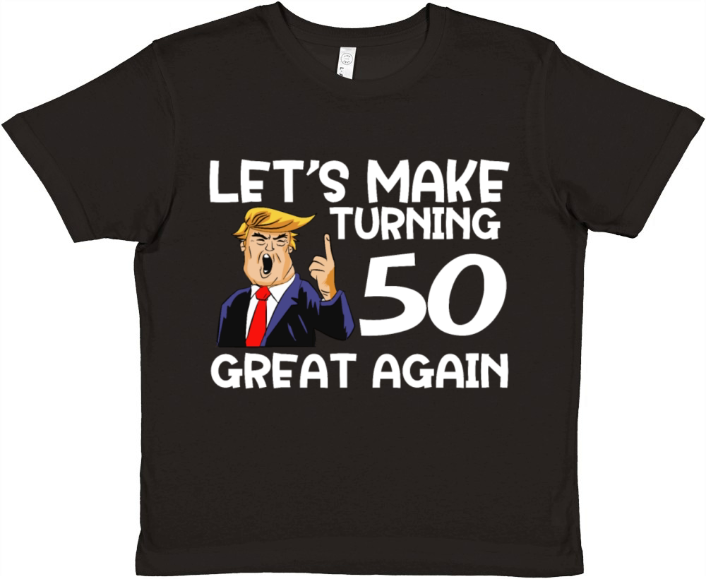 Funny 50th Birthday shirt Gift Idea Premium Kids Crewneck T-shirt