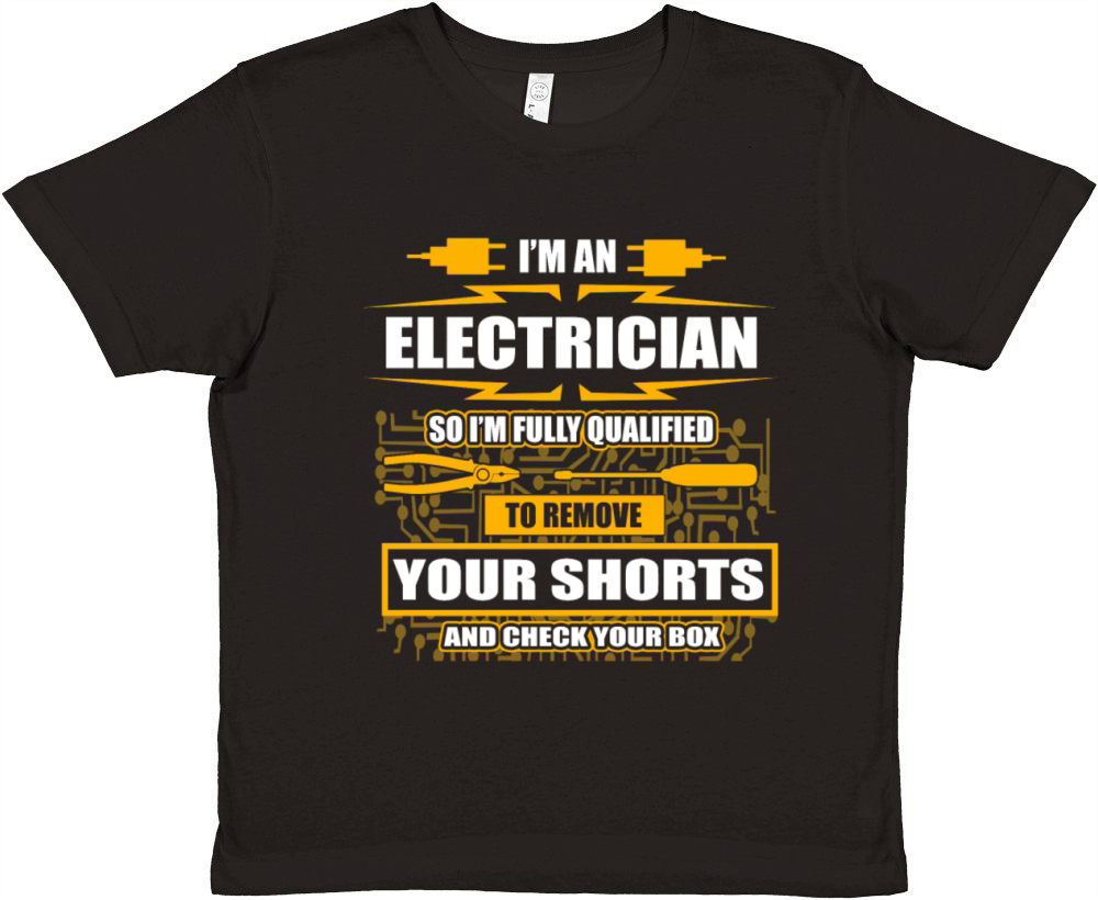 Im An Electrician Licensed Electrical Engineer Wi Premium Kids Crewneck T-shirt