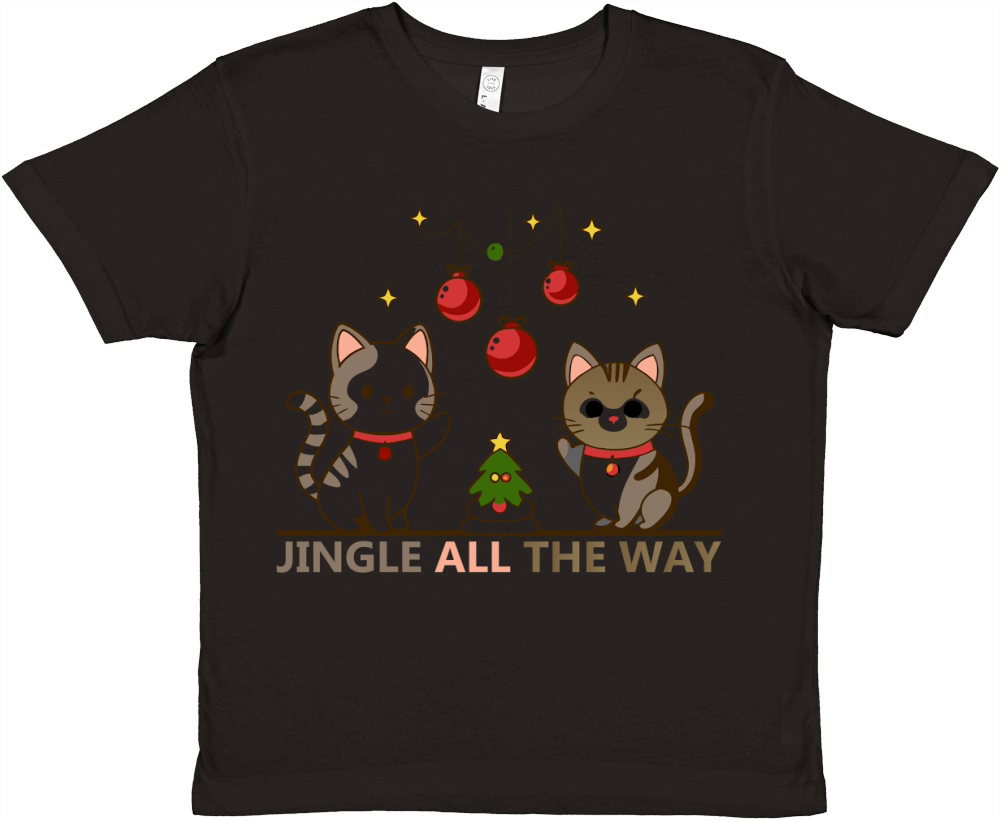 Jingle all the way Premium Kids Crewneck T-shirt