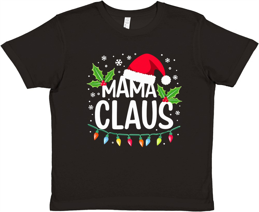 Mama Claus 10 Premium Kids Crewneck T-shirt