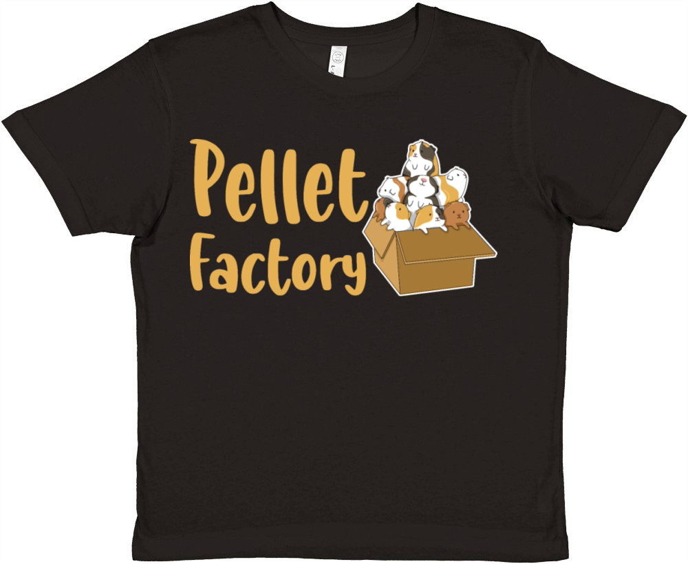 Pellet Factory Quote for a Guinea Pig Nerd Premium Kids Crewneck T-shirt
