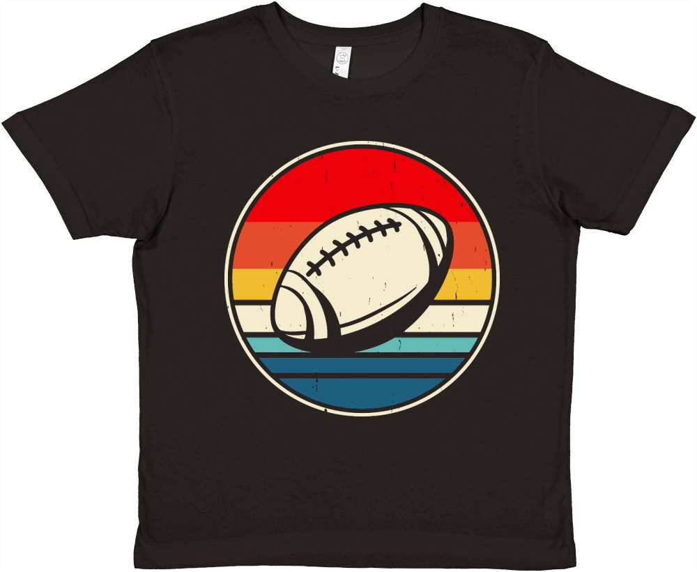 Vintage Rugby Player  2 Premium Kids Crewneck T-shirt