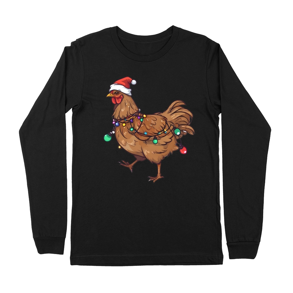 chicken Christmas Sublimation 1 Premium Long Sleeve