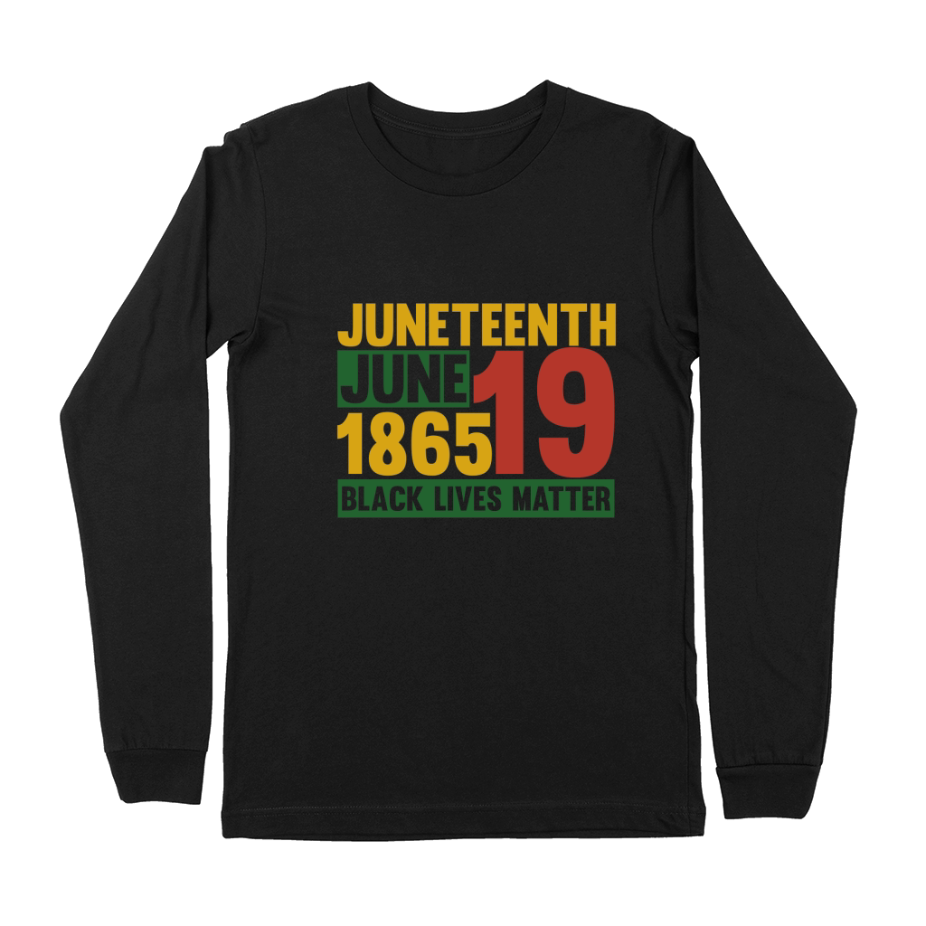 Juneteenth june 1865 black lives matter Premium Long Sleeve