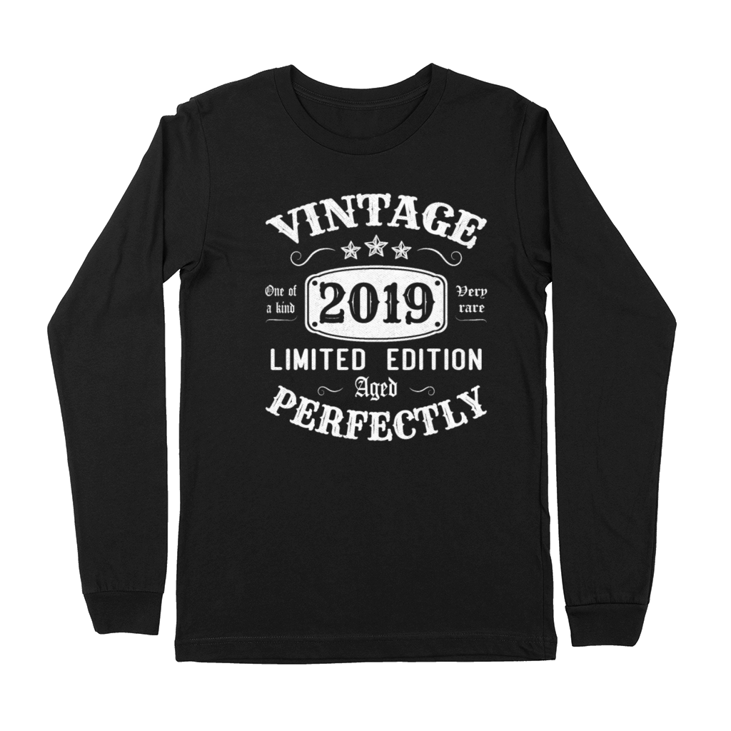 Vintage 2019 Limited Edition Aged Perfectly Premium Long Sleeve