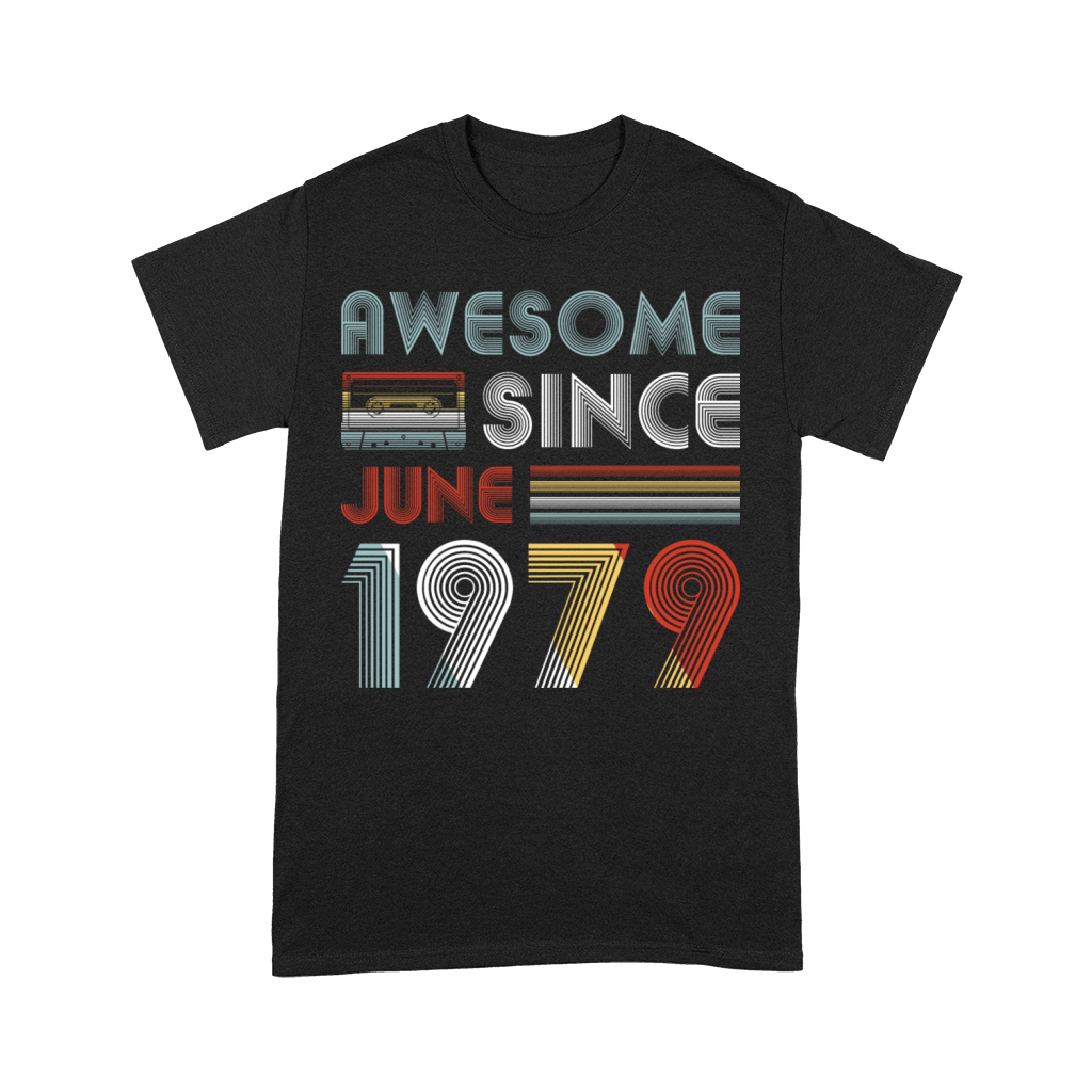 Vintage Awesome Since June 1979 40th Birthday Premium T-shirt