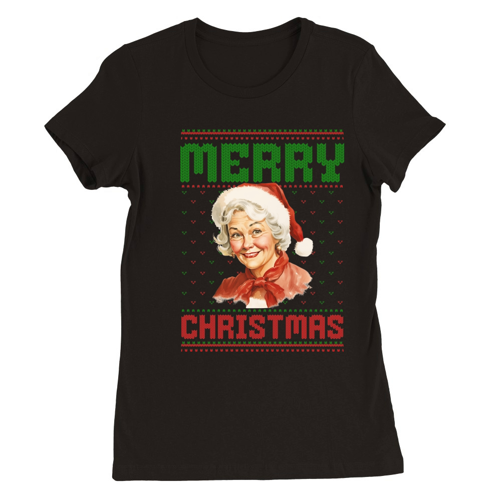 Merry christmas 59 54 Premium Womens Crewneck T-shirt