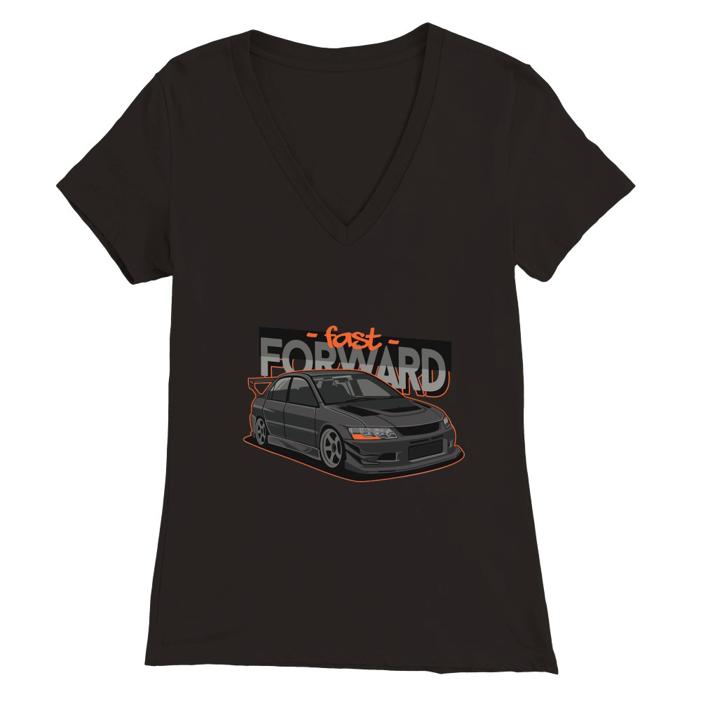 Vintage Car 9 Premium Womens V-Neck T-shirt