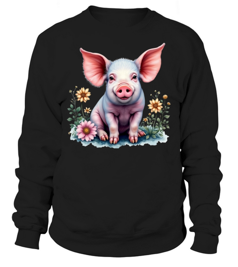 Pig Fur Pink 03 Sweatshirt Unisex