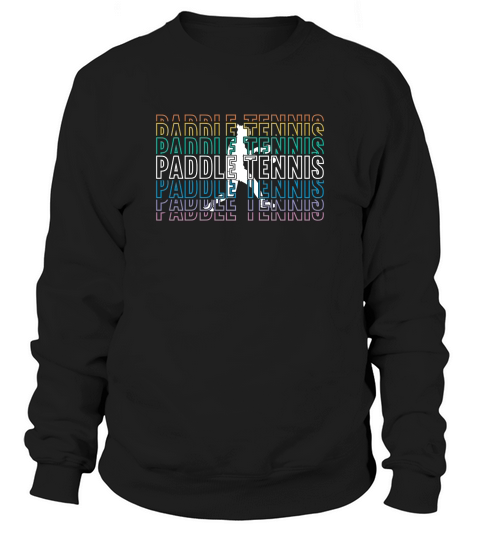 Vintage Retro Paddle Tennis 02 Sweatshirt Unisex