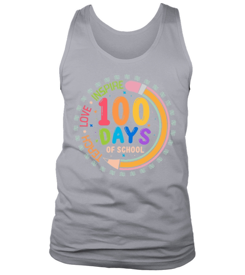 100 Days of School Tank Top Unisex