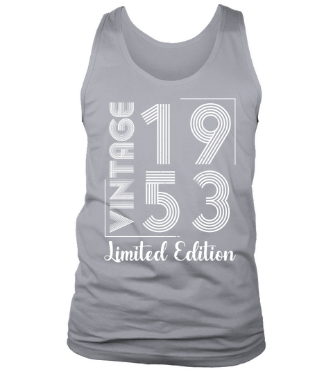 Vintage 1953 Limited Edition Birthday Tank Top Unisex