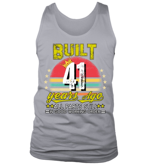 Vintage Birthday 41 Tank Top Unisex