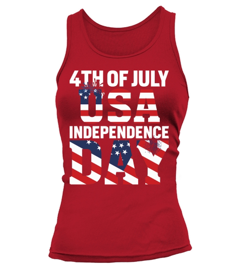 4th of July USA Independence Day Tank top Woman