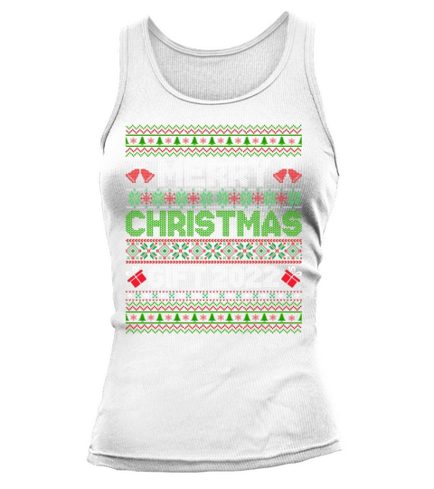 Merry Christmas Gift 2022 Ugly Christmas Shirt Tank top Woman