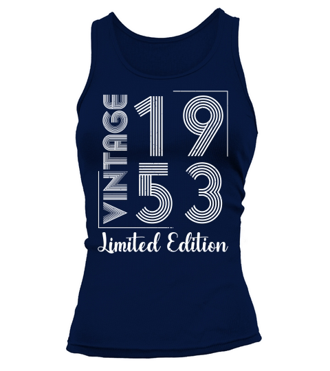 Vintage 1953 Limited Edition Birthday Tank top Woman
