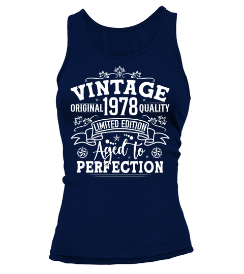 Vintage Birthday TShirt Design Bundle 1978 Tank top Woman