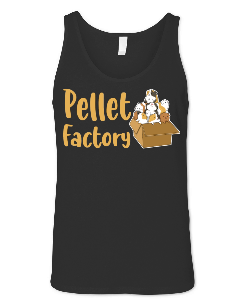 Pellet Factory Quote for a Guinea Pig Nerd Unisex Jersey Tank