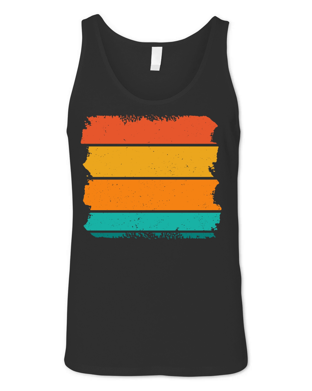 Vintage Retro Sunset (6) Unisex Jersey Tank