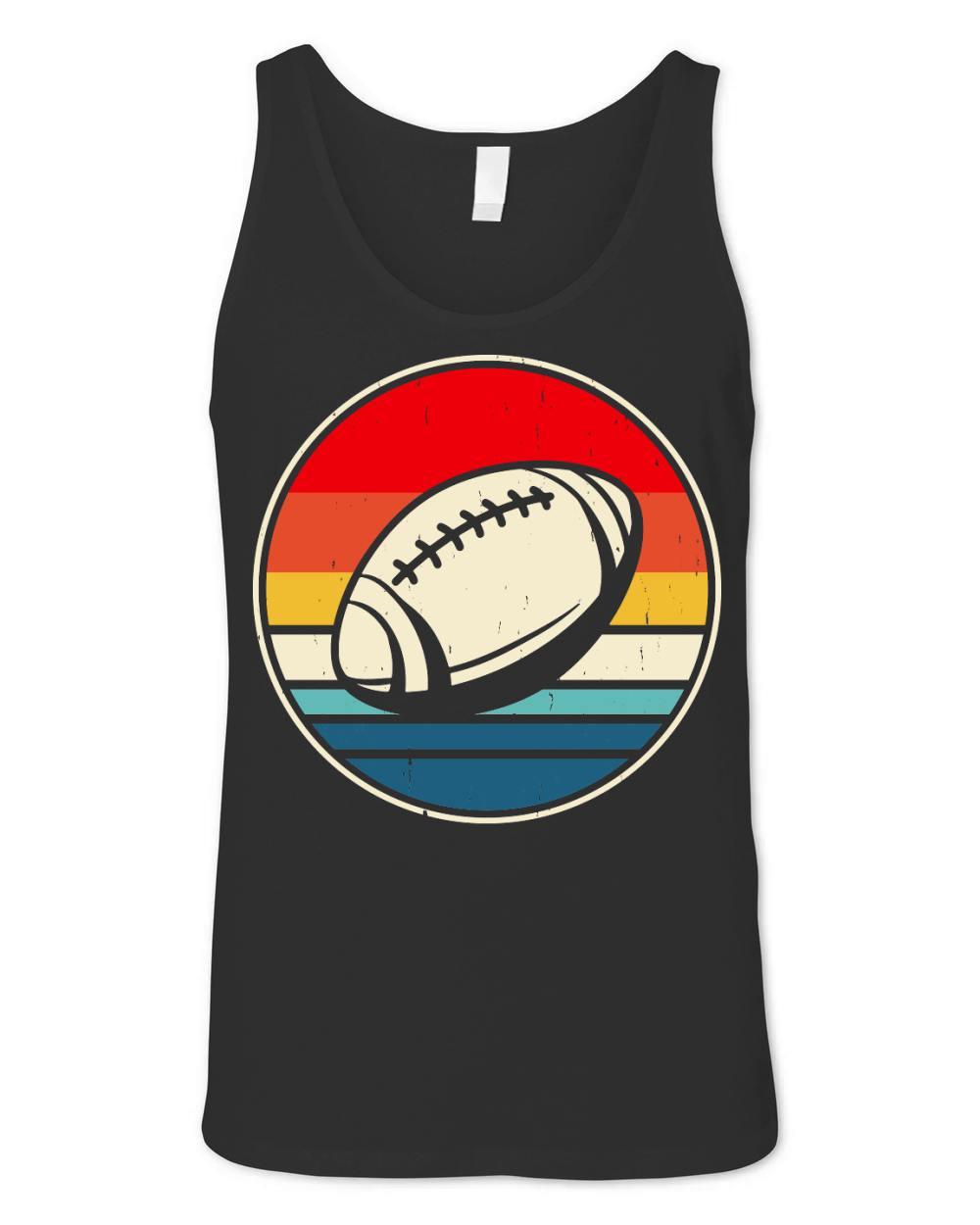 Vintage Rugby Player  2 Unisex Jersey Tank