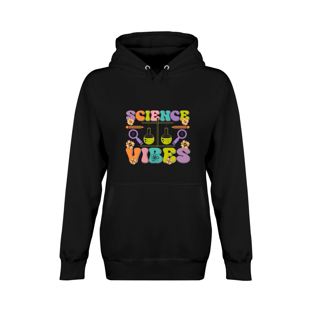 Science Vibes Funny Teacher Student Premium Typography Unisex Premium Pullover Hoodie