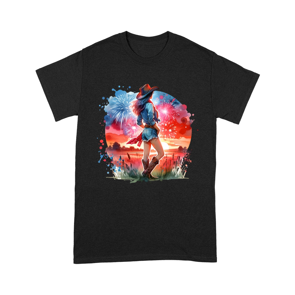 Watercolor Cowgirl 05 Unisex T-Shirt
