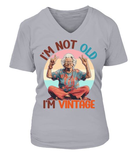 I m Not Old I m Vintage Funny Quotes V-neck T-Shirt Woman