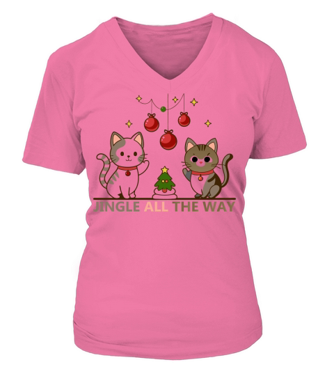 Jingle all the way V-neck T-Shirt Woman