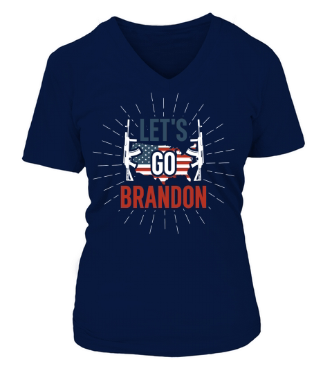 Lets go brandon veterans V-neck T-Shirt Woman
