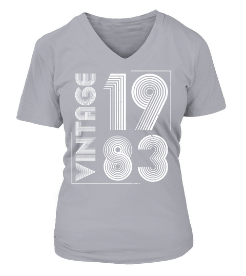 Vintage 1983 V-neck T-Shirt Woman