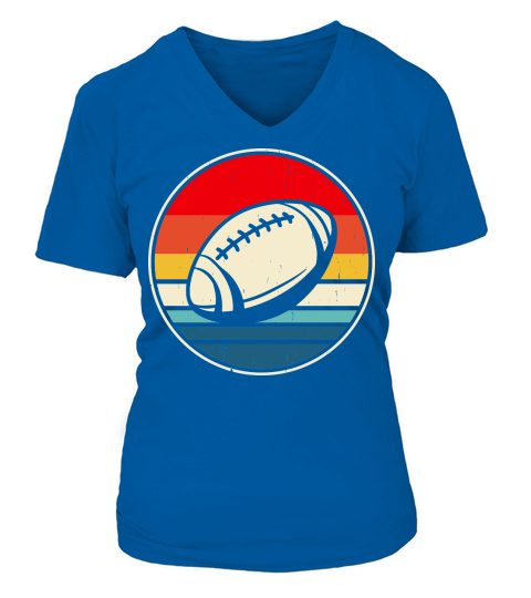 Vintage Rugby Player  2 V-neck T-Shirt Woman
