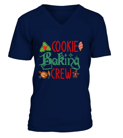 Cookie Baking Crew V-Neck T-shirt