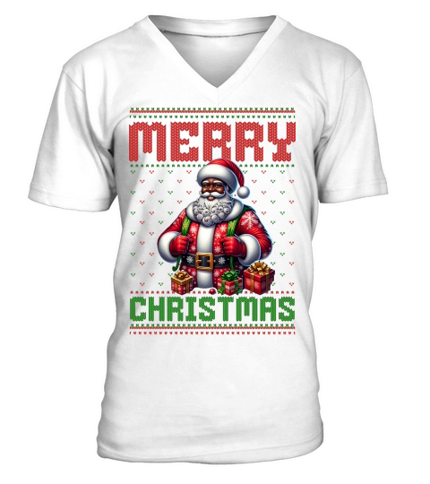 Merry christmas 59 43 V-Neck T-shirt