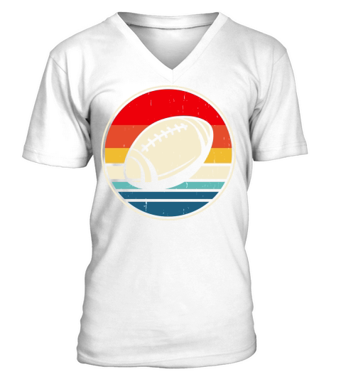 Vintage Rugby Player  2 V-Neck T-shirt