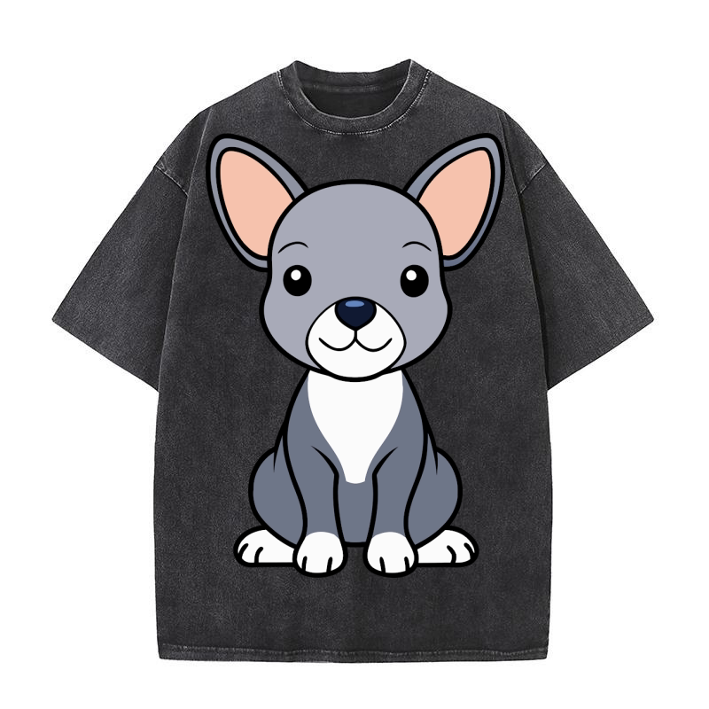 American Hairless Terrier Washed T-Shirt