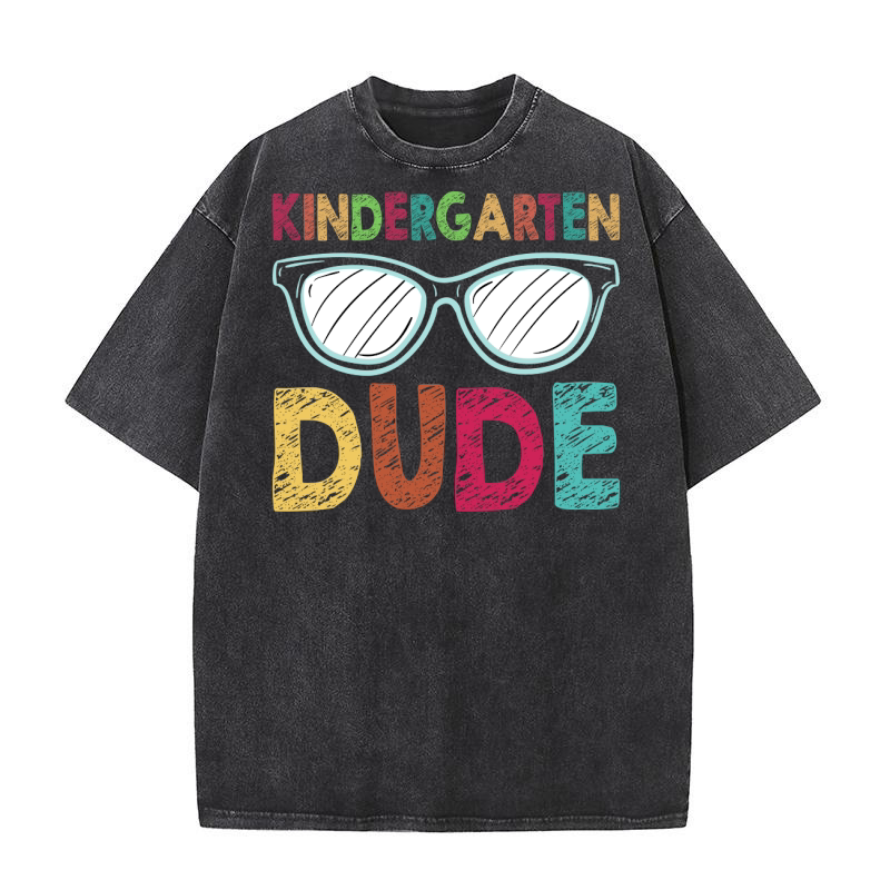 Kindergarten Dude Washed T-Shirt