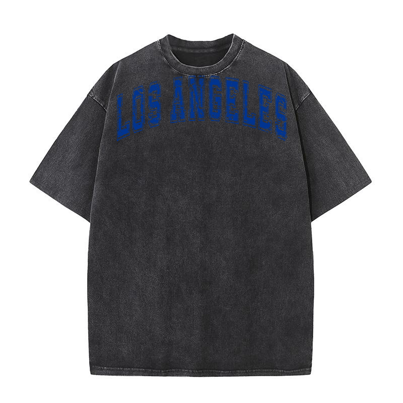 Los Angeles.distressed Washed T-Shirt