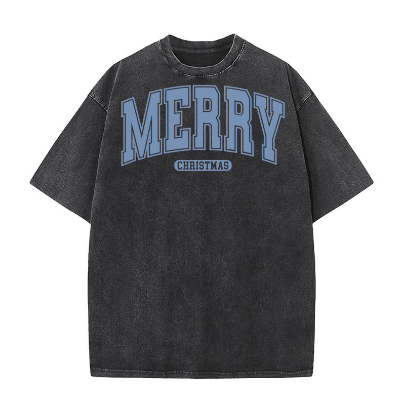 Merry Christmas 3 (2) Washed T-Shirt