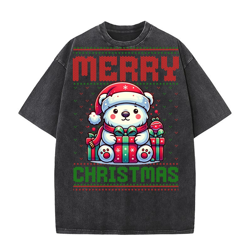 Merry christmas 59 28 Washed T-Shirt