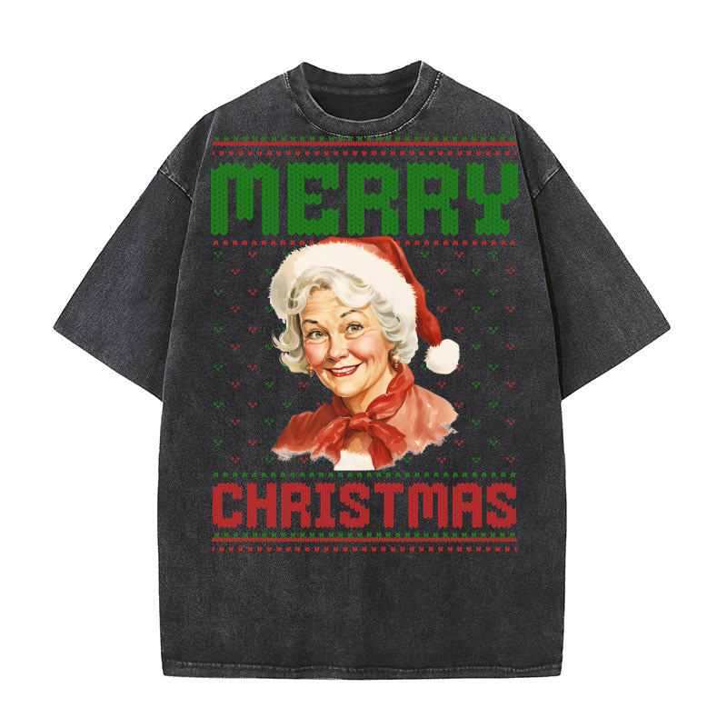 Merry christmas 59 54 Washed T-Shirt