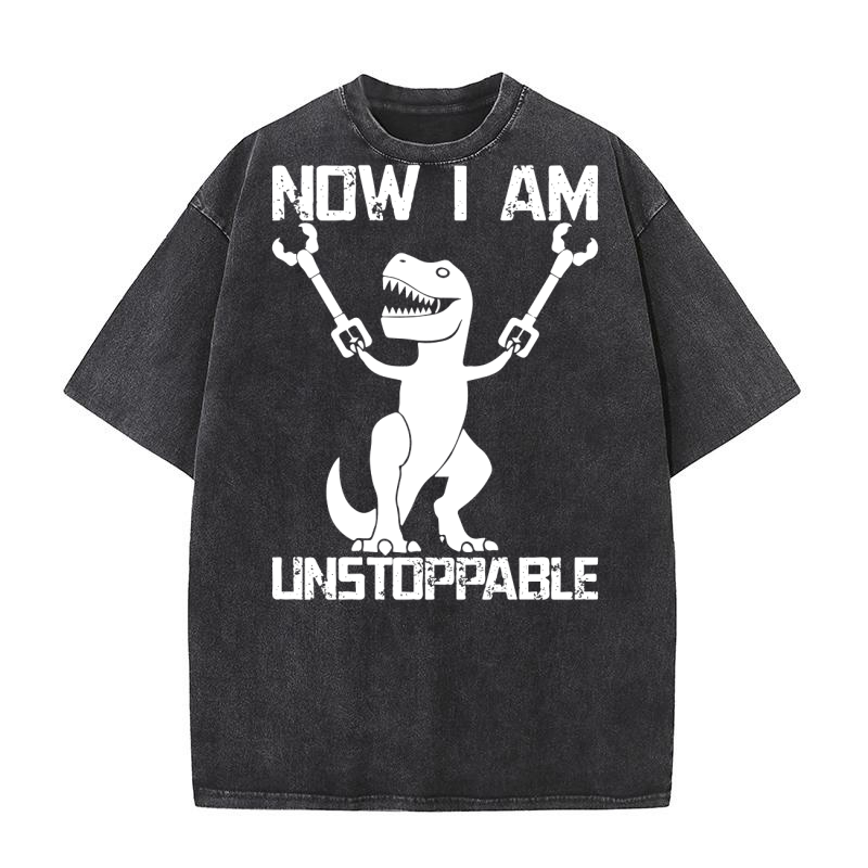 Now i am linstoppable Washed T-Shirt