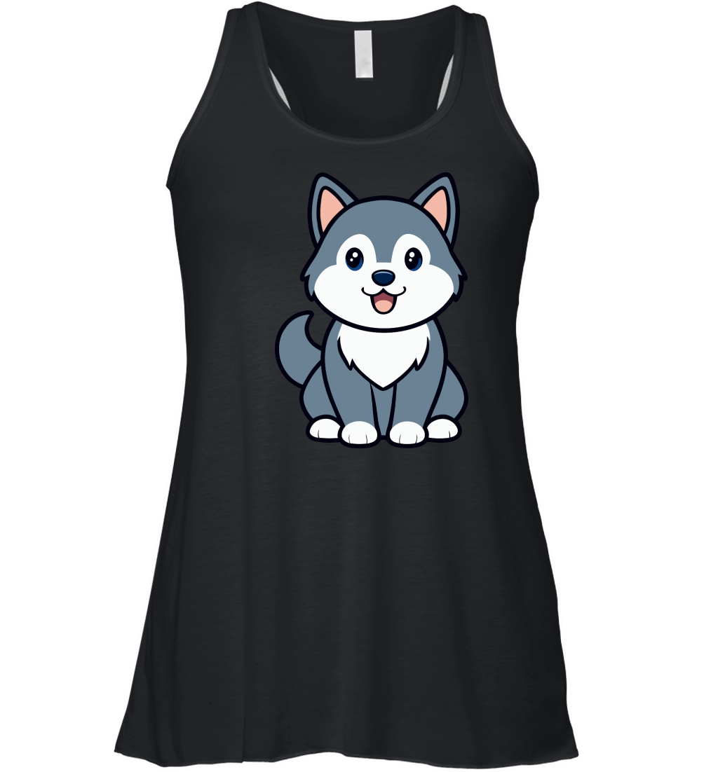 Alaskan Malamute 02 Women's Flowy Tank Top