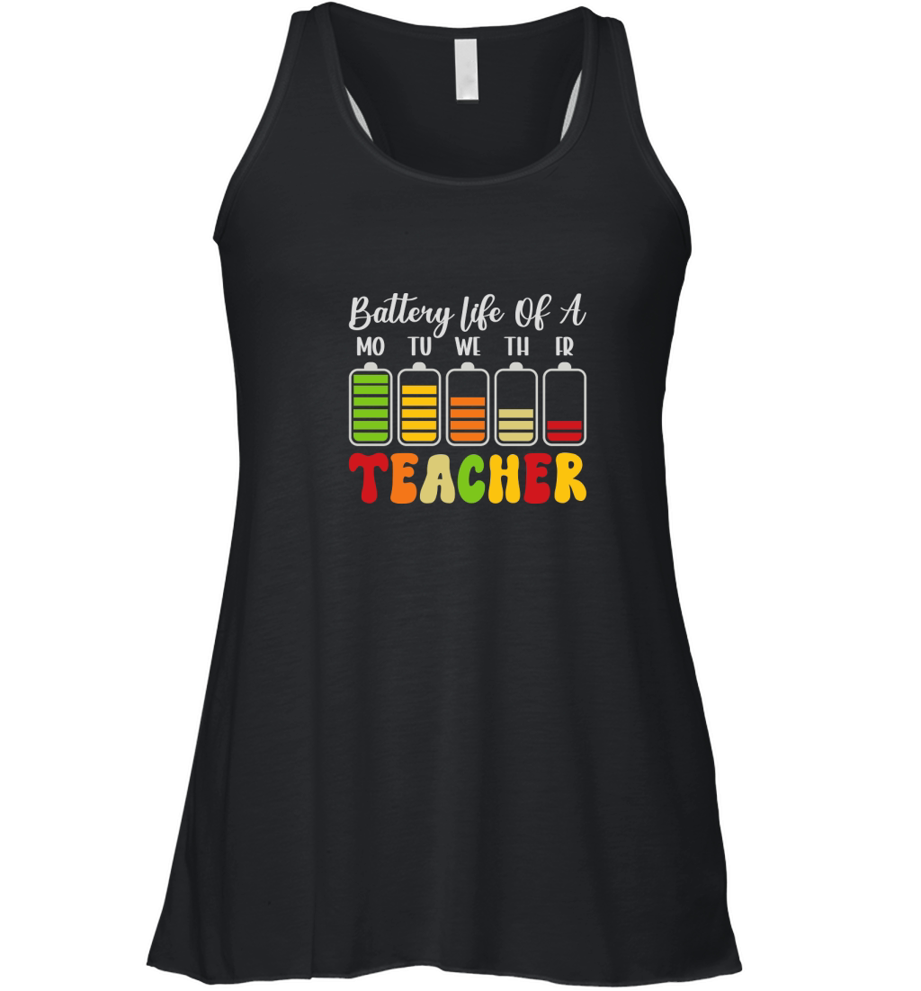 Battery Life Of A Teacher Women's Flowy Tank Top