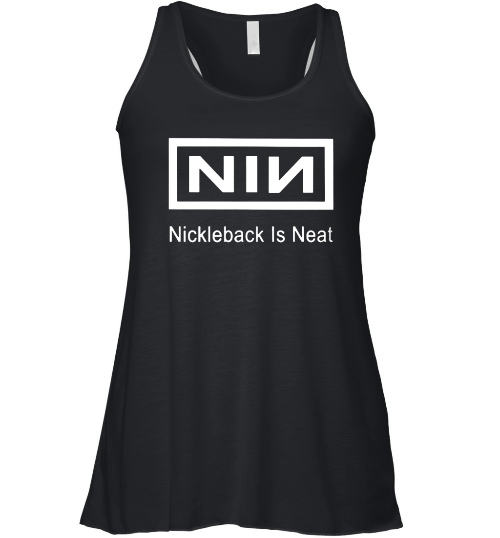 nickelback is neat tshirt Women's Flowy Tank Top