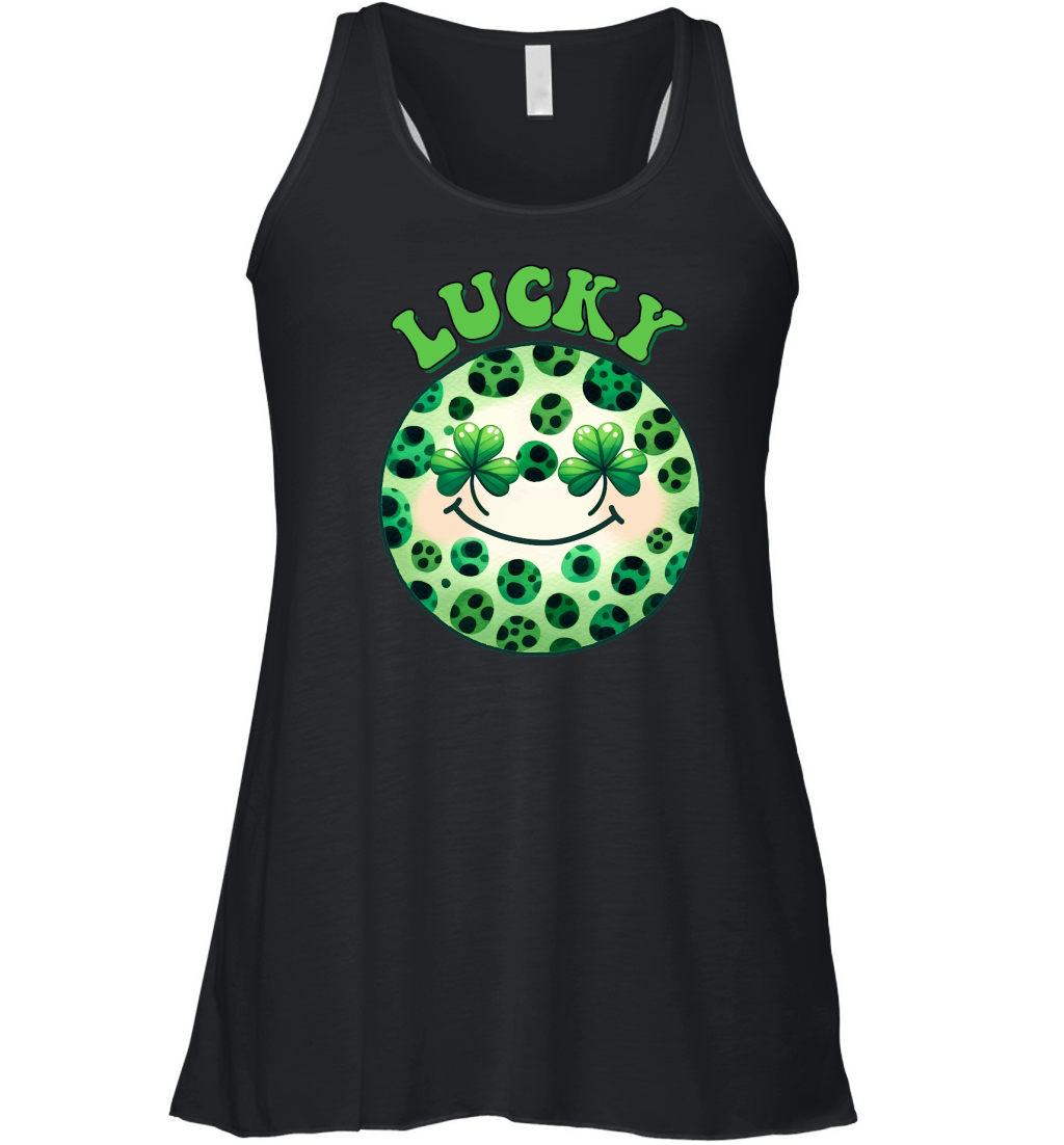 Retro Lucky St. Patrick’s Women's Flowy Tank Top