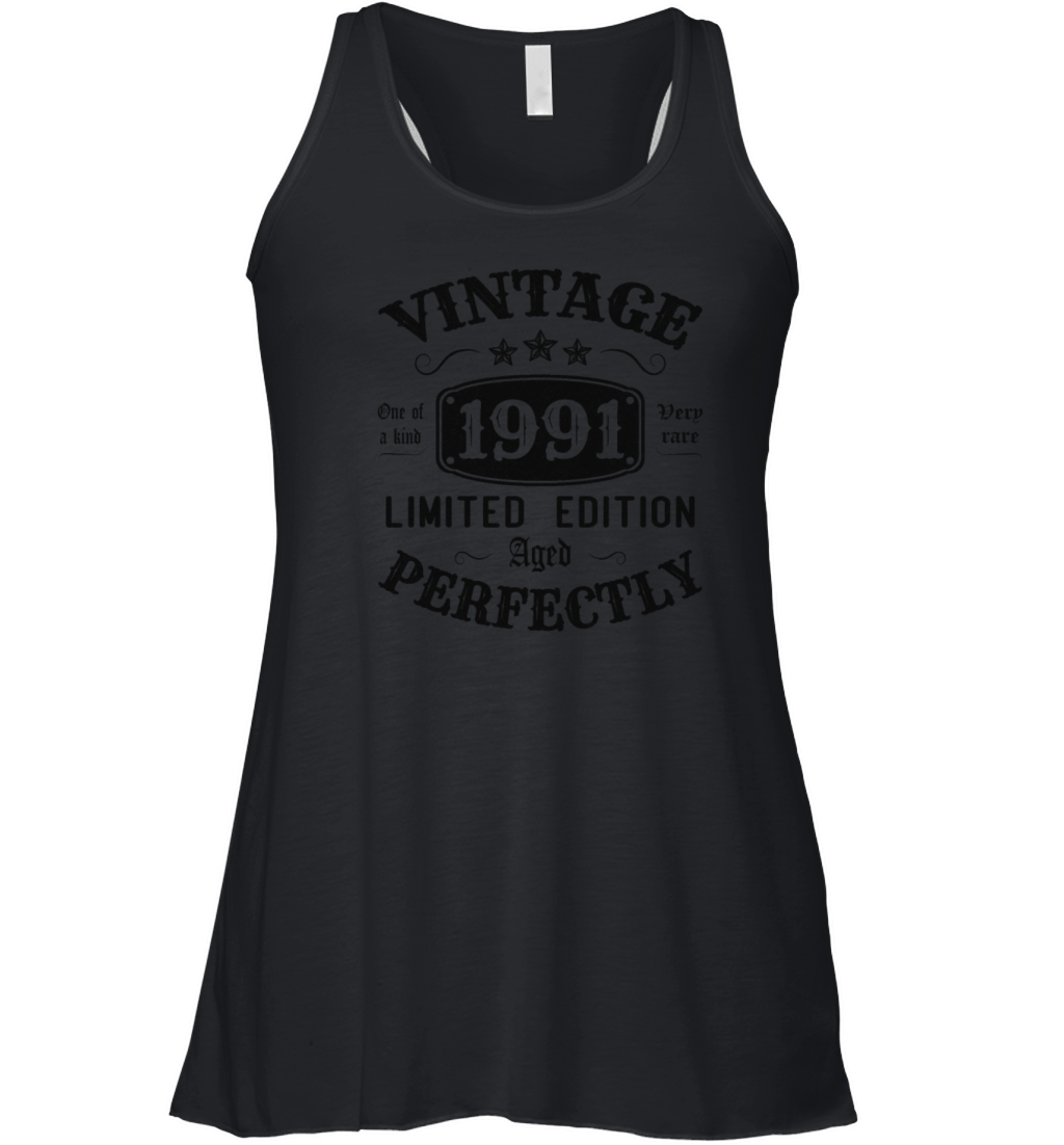 Vintage 1991 Limited Edition Aged Perfectly Women's Flowy Tank Top