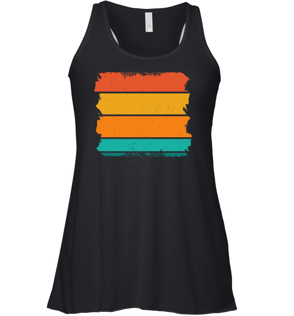 Vintage Retro Sunset (6) Women's Flowy Tank Top